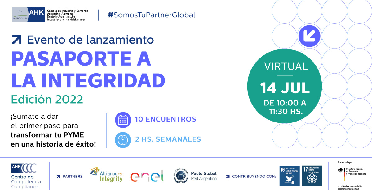 Evento de lanzamiento: Pasaporte a la Integridad